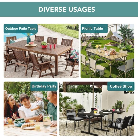 Stylish 60-Inch Round Table Cover with Invisible Zipper - Perfect for Patios - Picture 6 of 8